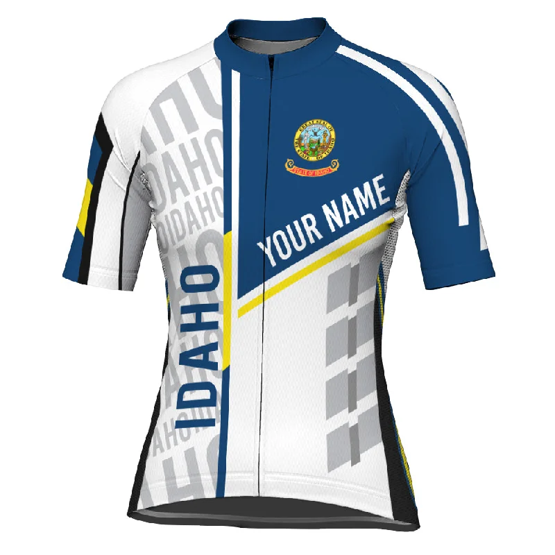 Customized Idaho Short Sleeve Cycling Jersey for Women