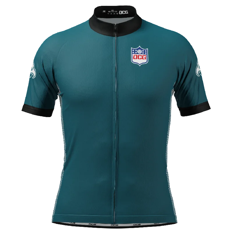 Men's Philadelphia Football Short Sleeve Cycling Jersey