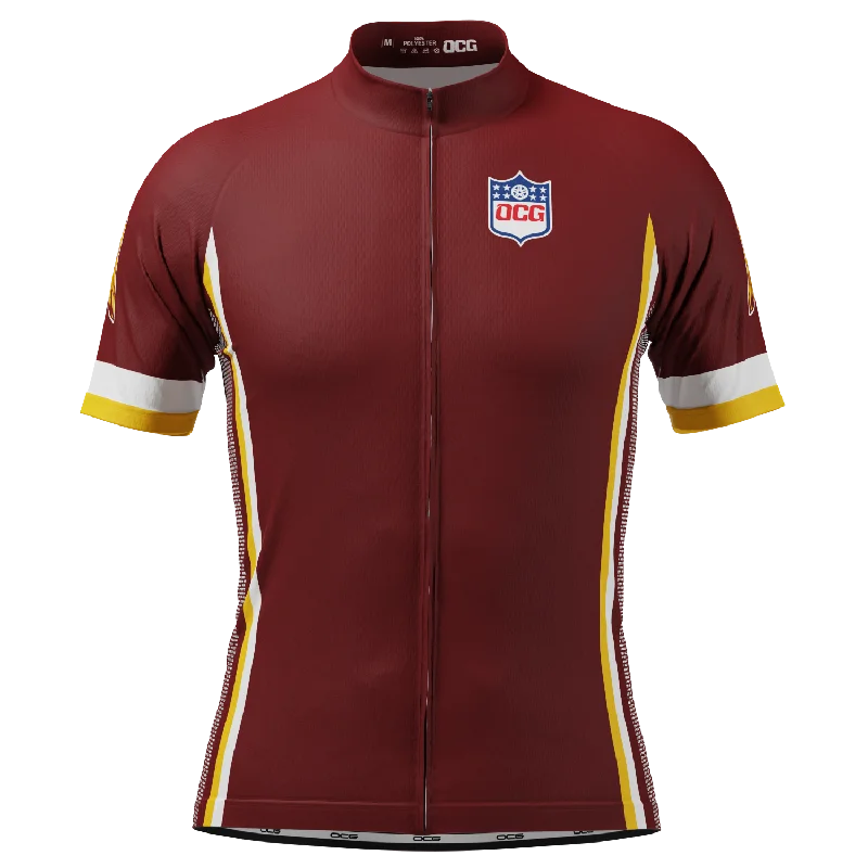 Men's Washington Football Short Sleeve Cycling Jersey