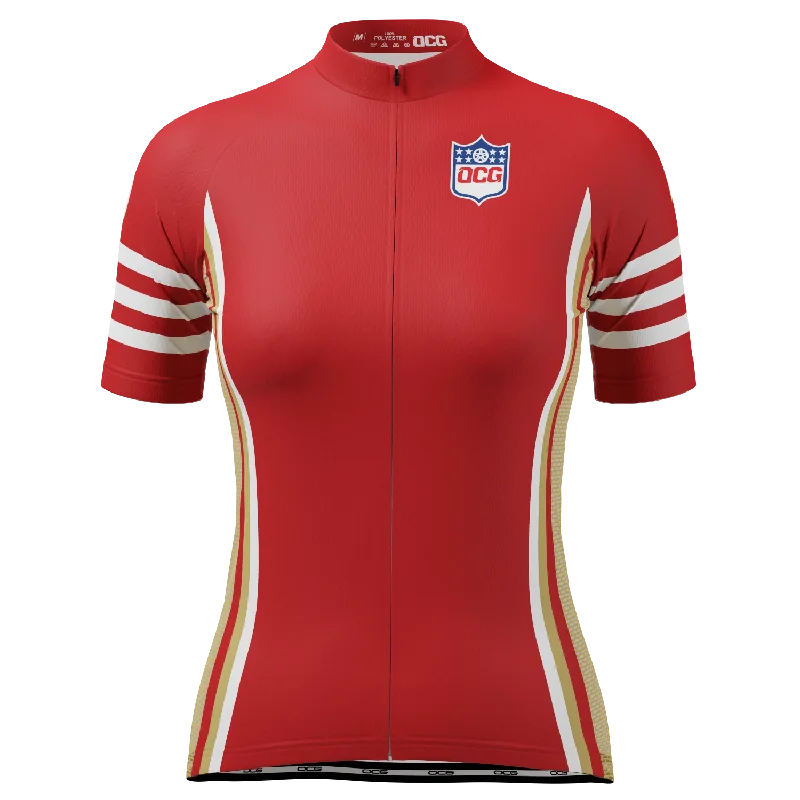 Women's San Francisco Football Short Sleeve Cycling Jersey