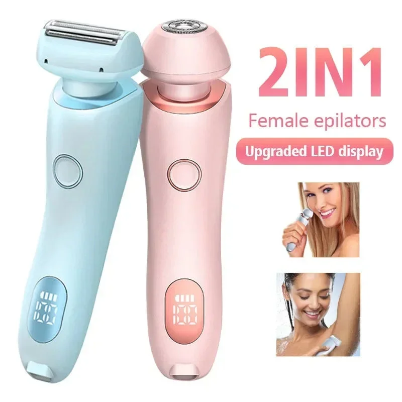 2 In 1 Hair Removal Epilator USB Rechargeable Trimmer Women Body Razor Face Leg Armpit Bikini Hand Pubic Shaver Hair Remover Boho bikini, Relaxed, Chic, Comfortable 2 In 1 Hair Removal Epilator USB Rechargeable Trimmer Women Body Razor Face Leg Armpit Bikini Hand Pubic Shaver Hair Remover Boho bikini, Relaxed, Chic, Comfortable