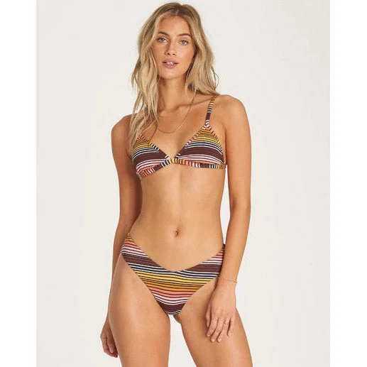 Billabong Sun Fall Fix Tri Bikini Top Printed bikini, Fun, Vibrant, Trendy