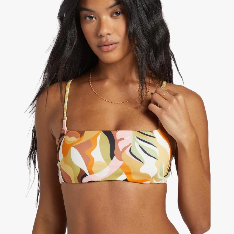 Billabong Womens Return To Paradise Bikini Top Rev Zoe Bikini with floral accents, Feminine, Elegant, Stylish Billabong Womens Return To Paradise Bikini Top Rev Zoe Bikini with floral accents, Feminine, Elegant, Stylish