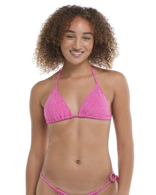 Kali Slider Bikini Top - Pink Sparkle Wrap-around bikini, Sexy, Trendy, Comfortable