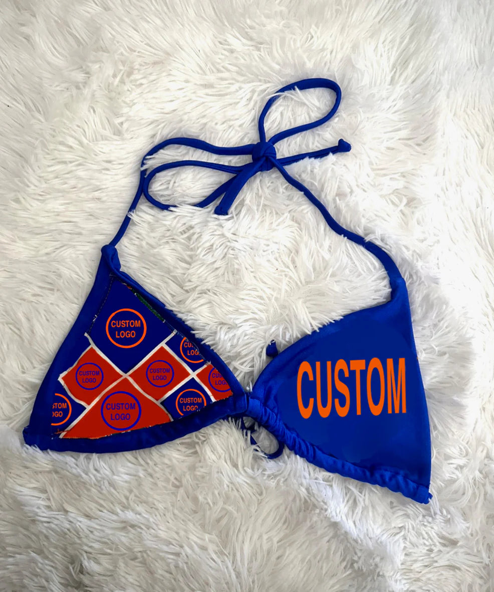 CUSTOM COLLEGE- Gameday Bikini Top High cut bikini, Sexy, Trendy, Vintage