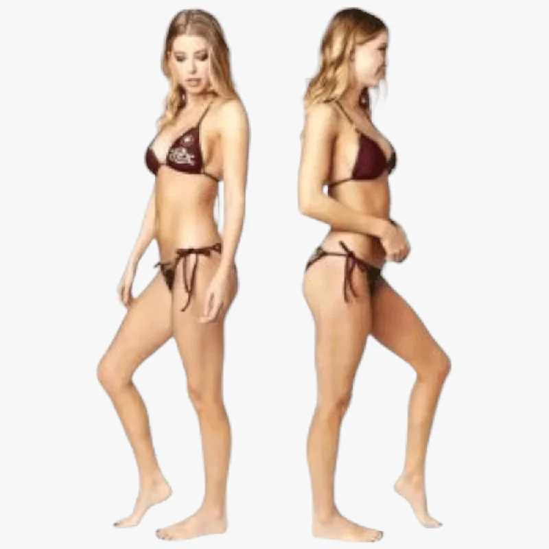 Fox Ladies Grand Rapids Bikini Camo Bikini with side straps, Sexy, Comfortable, Trendy Fox Ladies Grand Rapids Bikini Camo Bikini with side straps, Sexy, Comfortable, Trendy