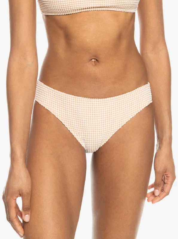 Gingham Hipster Bikini Bottoms - Porcini Tie bikini, Adjustable, Trendy, Comfortable Gingham Hipster Bikini Bottoms - Porcini Tie bikini, Adjustable, Trendy, Comfortable