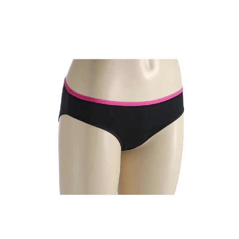 KG-Bamboo Women's Underwear - BIKINI 01 - BLACK Bikini with pleats, Trendy, Feminine, Stylish KG-Bamboo Women's Underwear - BIKINI 01 - BLACK Bikini with pleats, Trendy, Feminine, Stylish