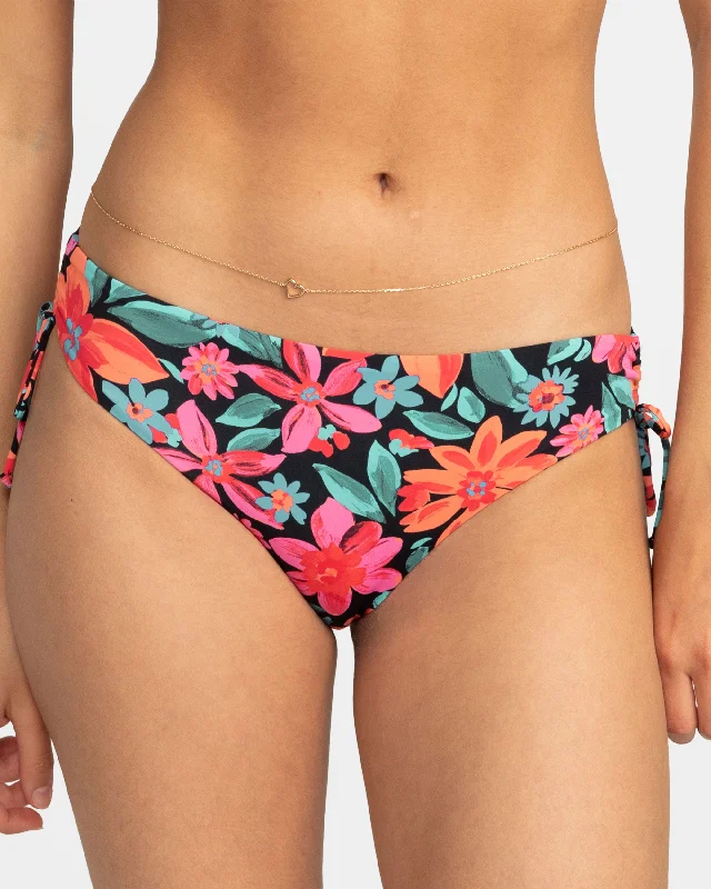 Printed Beach Classics Hipster Tie Side Bikini Bottoms - Anthracite Floral Fiesta One-piece bikini, Swimwear, Stylish, Trendy Printed Beach Classics Hipster Tie Side Bikini Bottoms - Anthracite Floral Fiesta One-piece bikini, Swimwear, Stylish, Trendy