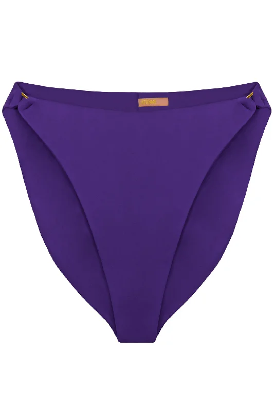 Radiya Violet high waisted bikini bottom Double strap bikini, Chic, Sexy, Comfortable Radiya Violet high waisted bikini bottom Double strap bikini, Chic, Sexy, Comfortable