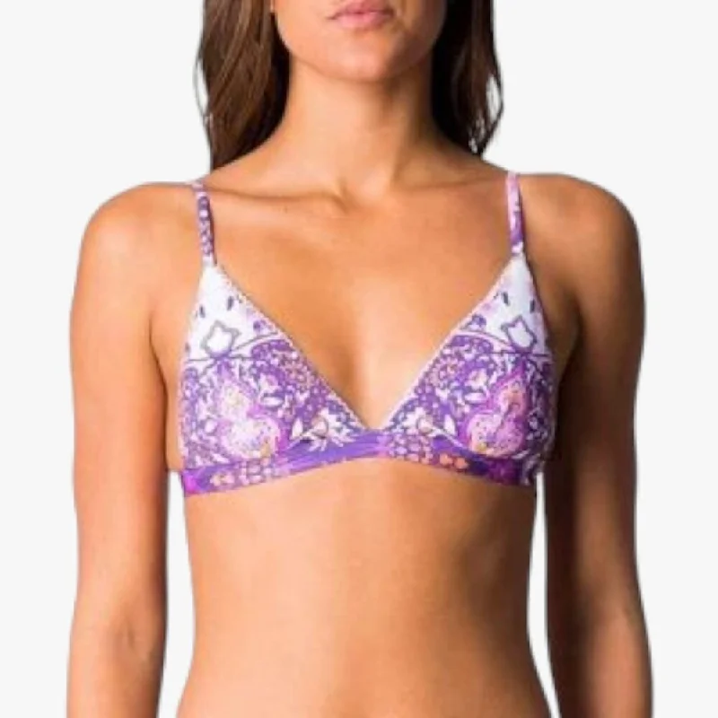 Ripcurl Womens Eve Classic Bralette Bikini Set Purple Bikini with front tie, Sexy, Chic, Comfortable Ripcurl Womens Eve Classic Bralette Bikini Set Purple Bikini with front tie, Sexy, Chic, Comfortable
