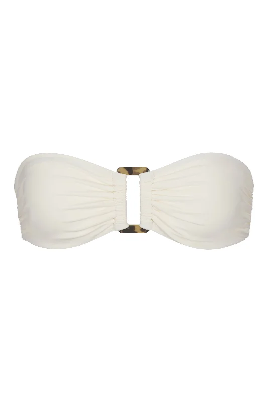 Tortoise Bandeau Bikini Top Ruched bikini bottom, Trendy, Sexy, Comfortable