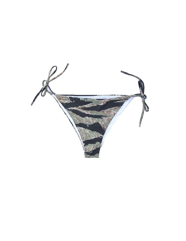 SavTac Tiger Stripe Bikini Bottom High-waist bikini set, Vintage, Chic, Comfortable