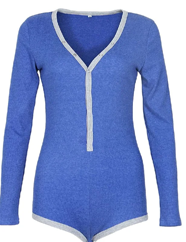 Blue with Grey Trim