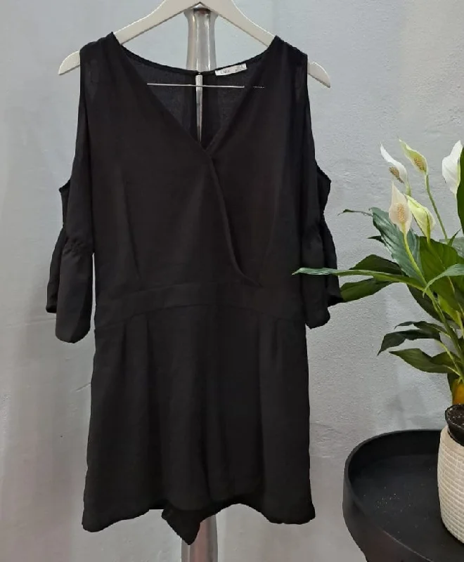 Cold Shoulder Playsuit (Medium) Boho inspired jumpsuit, Relaxed, Comfortable, Stylish Cold Shoulder Playsuit (Medium) Boho inspired jumpsuit, Relaxed, Comfortable, Stylish