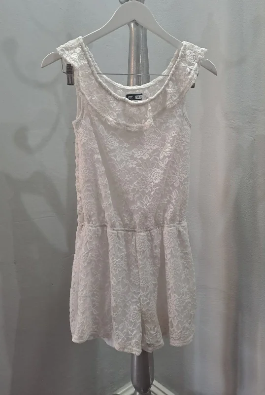 Lace Off Shoulder Playsuit (13-14yrs) Structured jumpsuit, Sleek, Professional, Elegant Lace Off Shoulder Playsuit (13-14yrs) Structured jumpsuit, Sleek, Professional, Elegant
