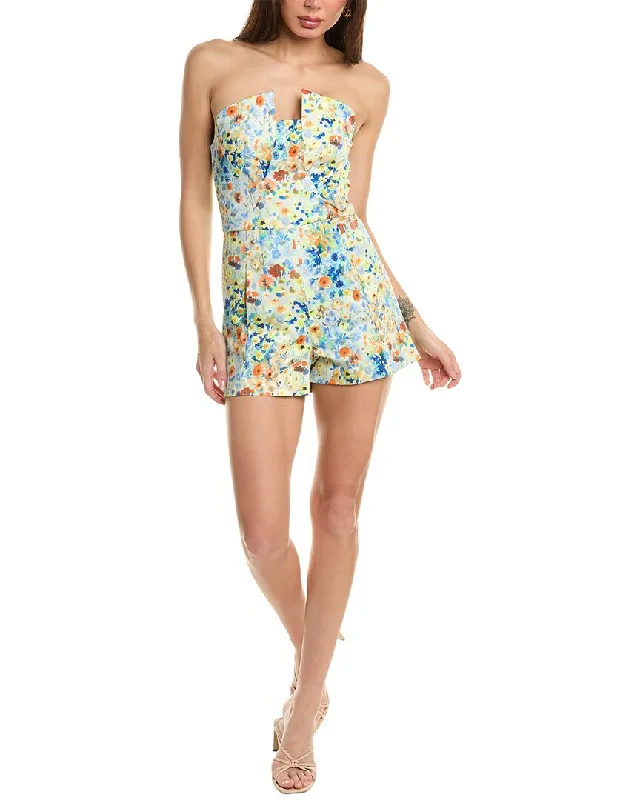 Black Halo Lena Playsuit Denim romper jumpsuit, Comfortable, Street style, Trendy