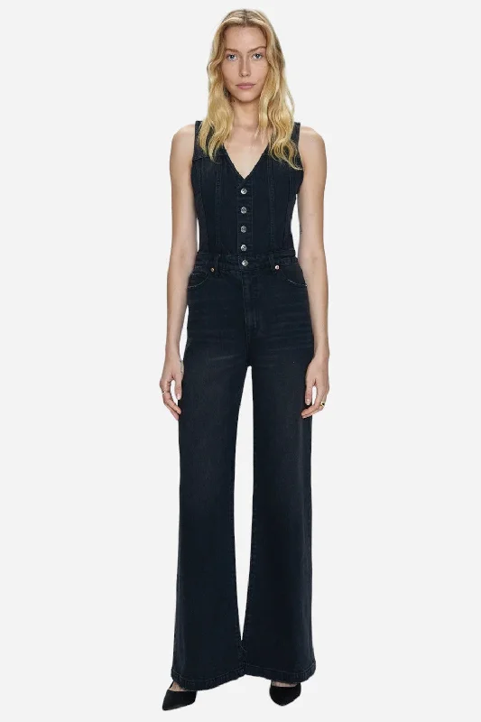 Pistola Aria Fitted Vest Jumpsuit in Mulholland Jumpsuit for work, Professional wear, Business casual, Stylish Pistola Aria Fitted Vest Jumpsuit in Mulholland Jumpsuit for work, Professional wear, Business casual, Stylish
