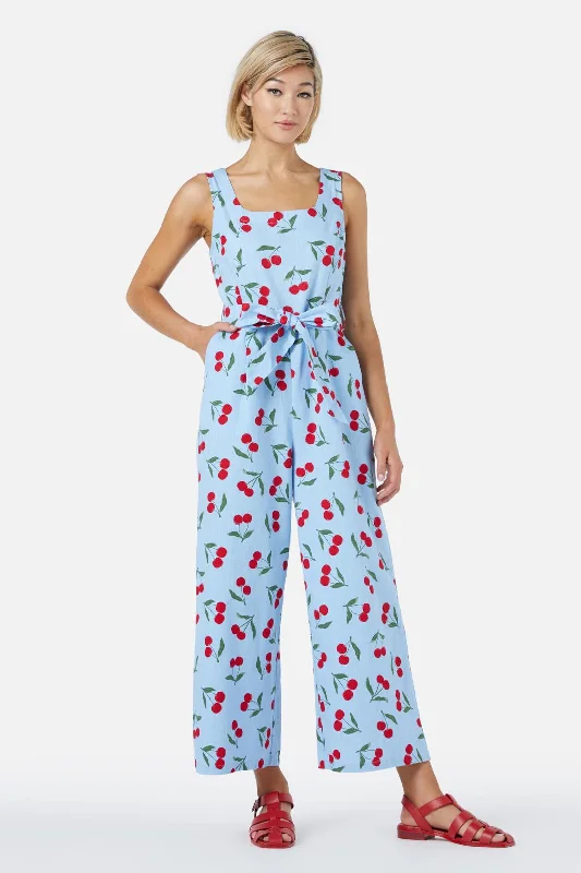 Cherry Girl Jumpsuit Elegant wide leg jumpsuit, Chic, Casual, Comfortable