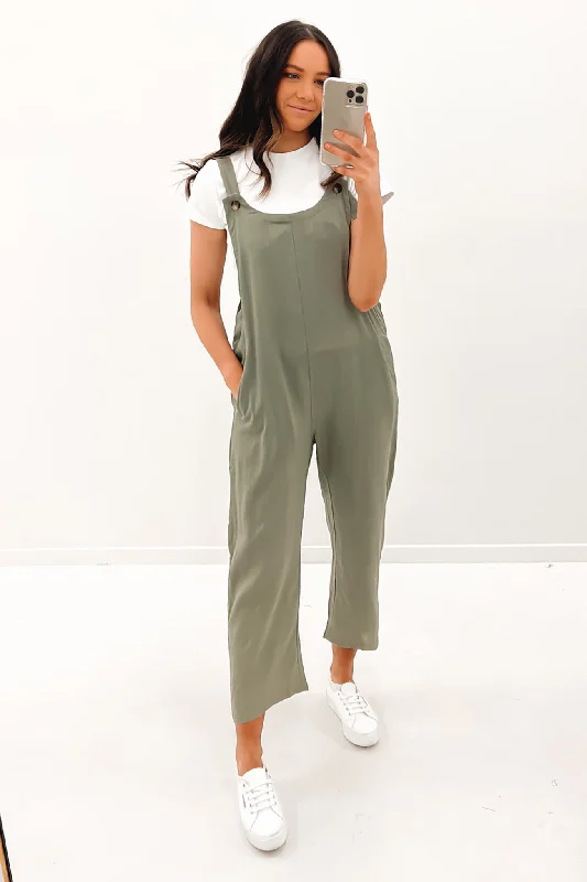 Elias Jumpsuit Khaki Classic jumpsuit, Timeless style, Fashionable, Comfortable
