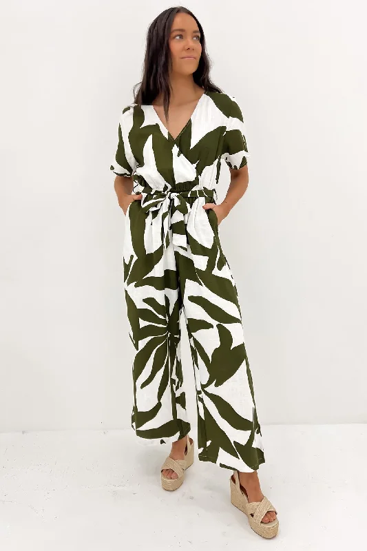 Julietta Jumpsuit Khaki White Cargo style jumpsuit, Casual, Comfortable, Street style Julietta Jumpsuit Khaki White Cargo style jumpsuit, Casual, Comfortable, Street style