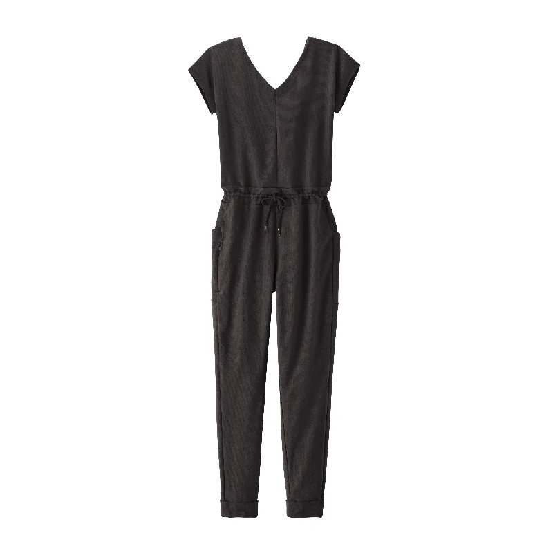 W's Organic Cotton Roaming Jumpsuit Black jumpsuit, Sleek, Formal, Nightwear